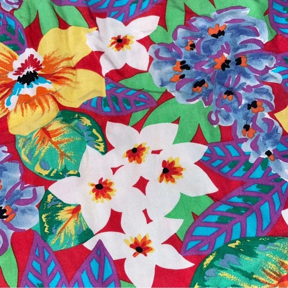 Vintage Tropical Hawaiian Shirt Funky 80s Top Short Sleeved Button Down Collared - Picture 6 of 8